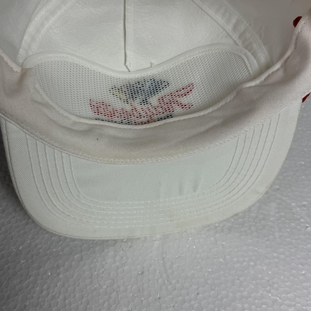Vintage Raybestos Hat Cap Snap Back One Size White Mens AB Emblems 80s - Picture 11 of 12